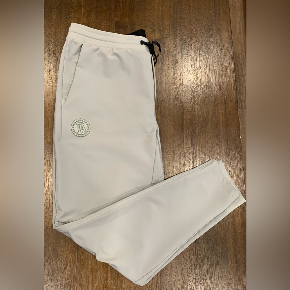 UNRL x Barstool Light Gray Men's Jogger Sweatpants with Drawstring